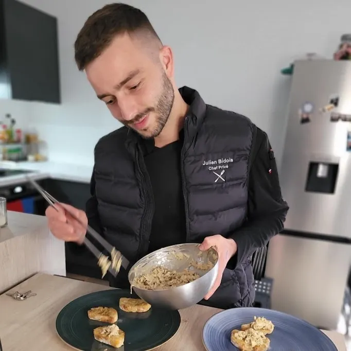 Site internet Julien Bidois Chef Privé créé par VBWEB à Rennes