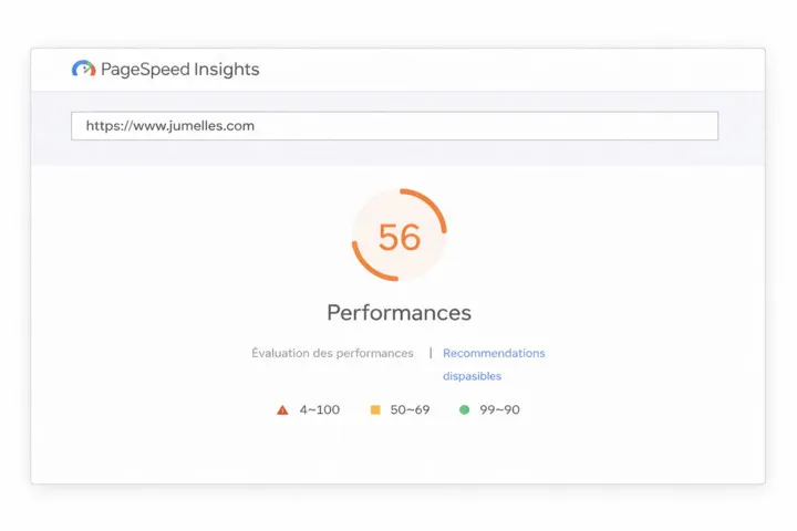 Jumelles.com avant optimisation SEO e-commerce