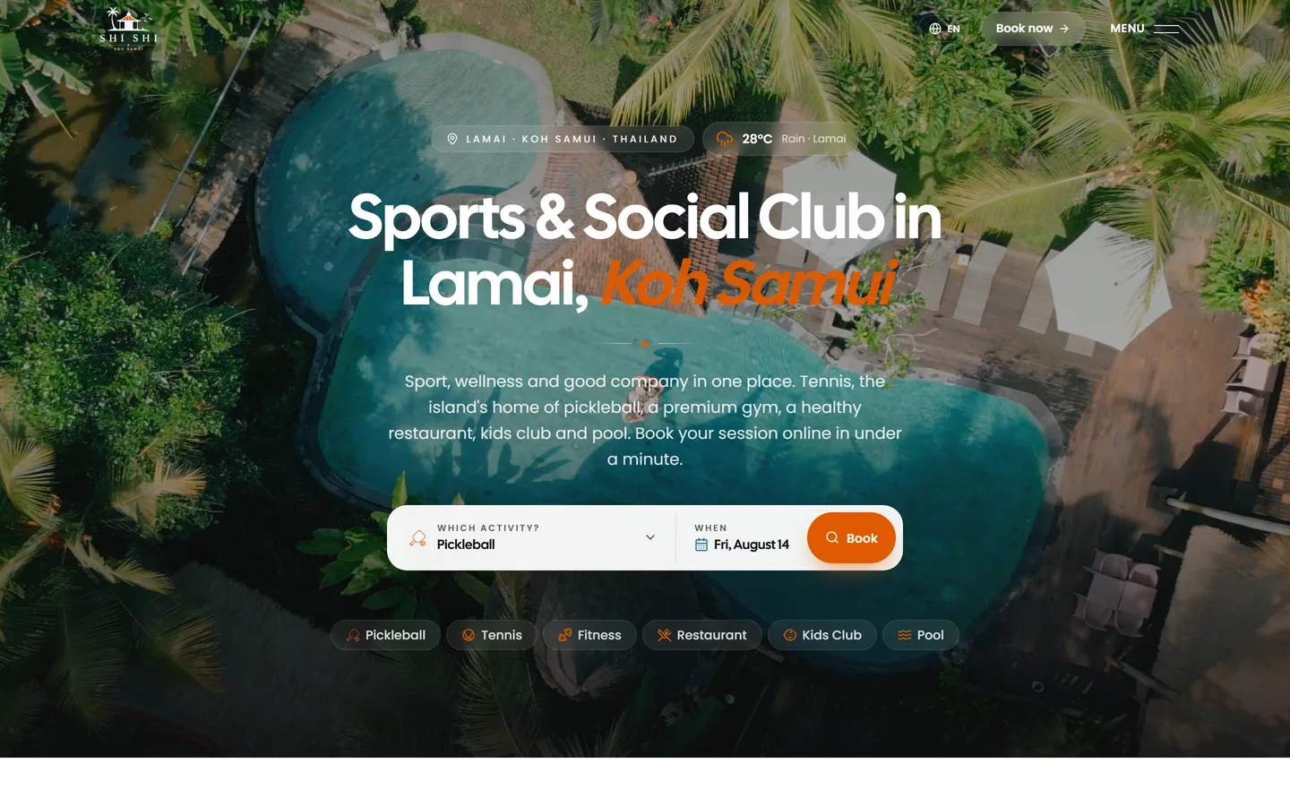 Site internet Shi Shi Samui créé par VBWEB à Rennes