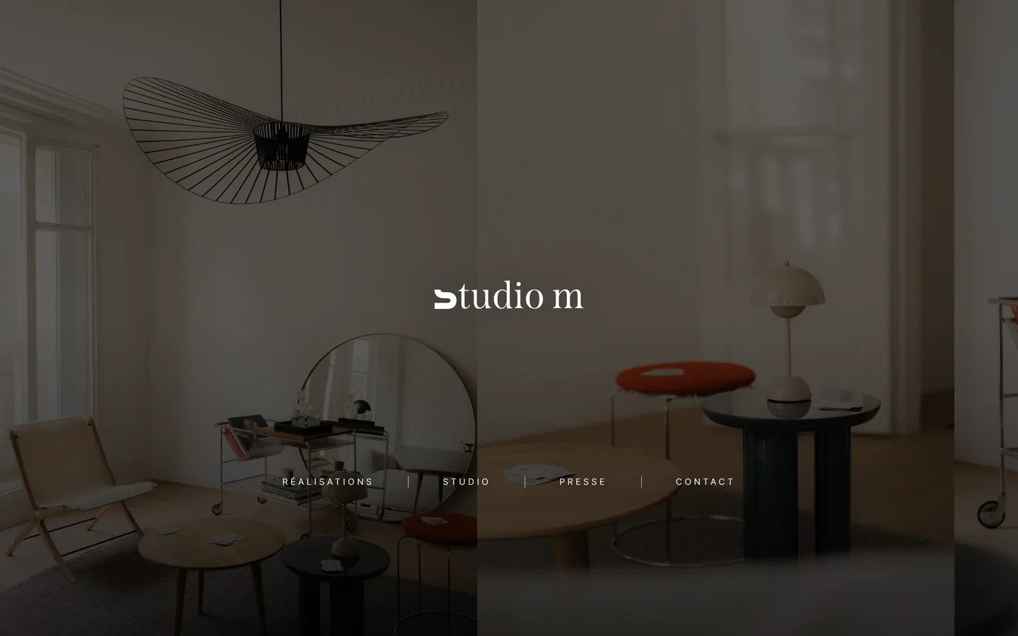Site internet Studio M créé par VBWEB à Rennes